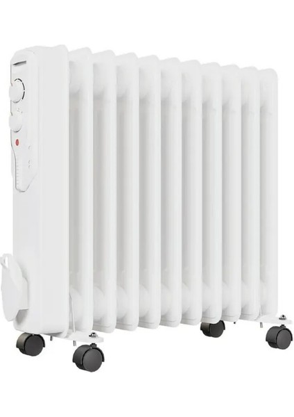Voltomat Termostatlı 2500 W 11 Dilim Yağlı Radyatör Beyaz fırsatları