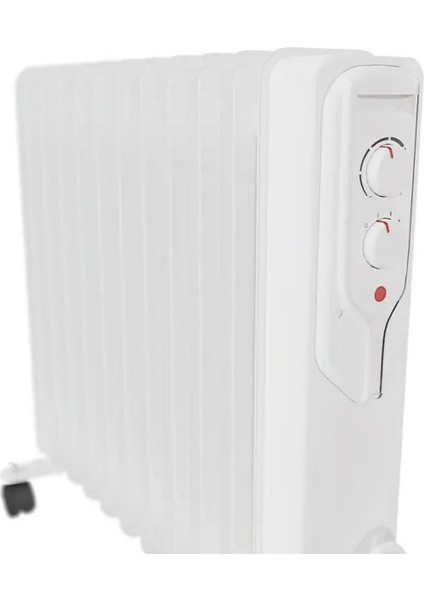 Voltomat Termostatlı 2500 W 11 Dilim Yağlı Radyatör Beyaz