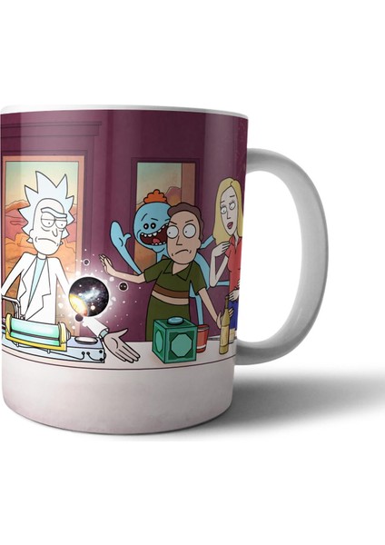 Rick And Morty Kupa Bardak Model 36