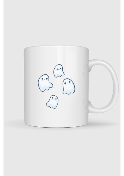 Ghost, Kawaii, Halloween Tasarımlı Kupa Bardak