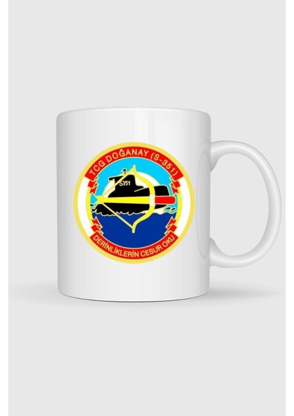 Tcg Doğanay S351 Tasarımlı Kupa Bardak