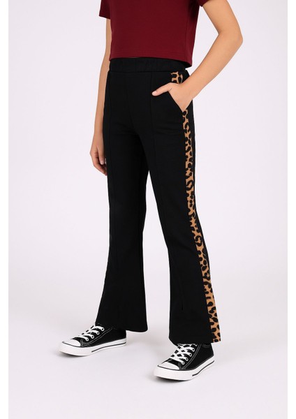 Leopar Palazzo Pantolon