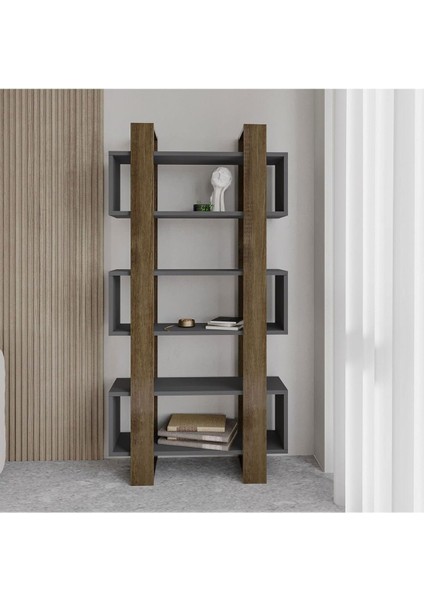 Kitaplık, Istanbul Ceviz/, Raflı Kitaplık, Kütüphane, Çalışma Odası, Ev-Ofis