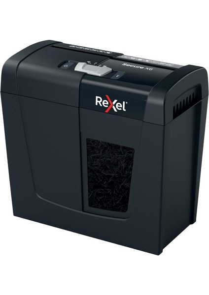 X6 Evrak Öğütücü, Parçacık Kesim, 6 Sayfaya Kadar Öğütülmüş, Kademesi P4, 10 Litre Çöp Kabı, Sessiz ve Kompakt, Ev/ev Ofis Için, Secure Serisi, 2020122EU