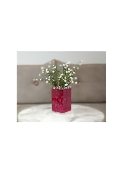 Dahil, Dahil, Çiçek,beyaz Yapay Çiçek, Dekoratif Kalpli 7X7X17CM fiyatları
