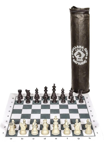 Kutu Rulo Pratik Satranç Takımı