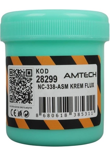 NC-338-ASM 100G Lehim Kremi (Flux) No-Clean Halojensiz Profesyonel Bga/smd Lehimleme