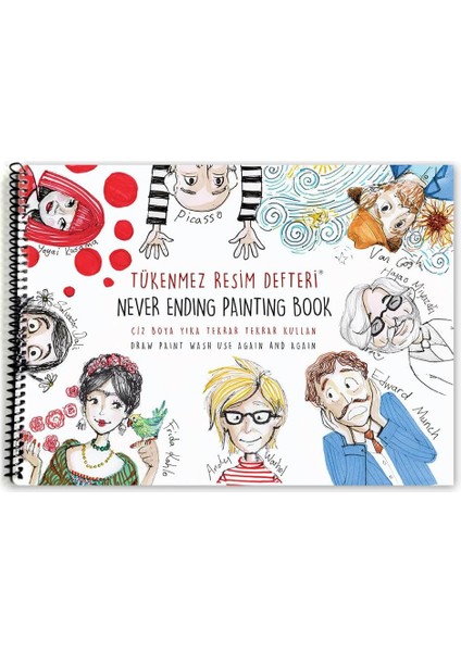 Mat Tükenmez Resim Defteri 3, 25X35CM