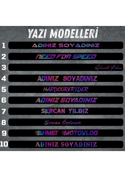 Kişiye Özel Motor Plaka Hologram Yazı Istediğinizi Yazdırın Motosiklet Pleksi Özel Plaka Altı Dayanıklı Sportif Modifiye Plaka Çerçevesi Dayanıklı Şık Cybill Store Beyaz indirimleri