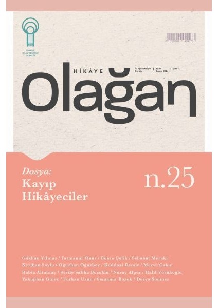 Olağan Hikaye (25. Sayı)