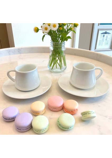 2'li Beyaz Kahve Fıncan Takımı-Kahve Fıncanı modelleri