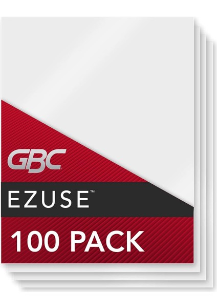 Gbc Laminasyon Folyosu, Yasal Boyut, 5 Mil, Ezuse Hız Kesesi Harf 100 Sayısı, 1 Paket Renksiz