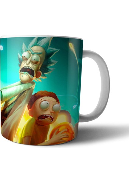 Rick And Morty Kupa Bardak Model 28