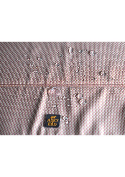 Travel Bed Coral Red