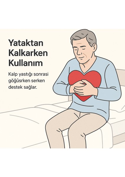 Kalp Yastığı Ameliyat Sonrası Göğüs Desteği Rahatlama ve Ağrı Azaltıcı Yastık modelleri