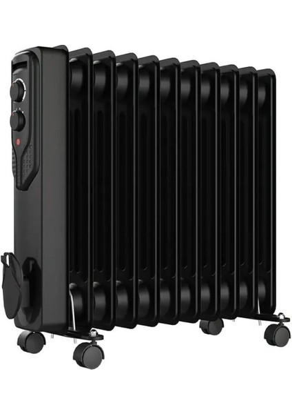 Voltomat Termostatlı 2500 W 11 Dilim Yağlı Radyatör Siyah fırsatları