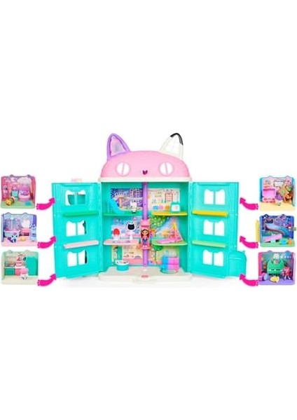 Dollhouse Room Oyun Seti, Yavru Deniz Gergedanı, Mobilya Parçaları ve Aksesuarlar ile Parti Odası, 3 Yaş ve Üzeri modelleri