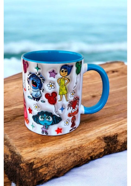 Ters Yüz-Inside Out Tasarım Porselen Kupa Bardak