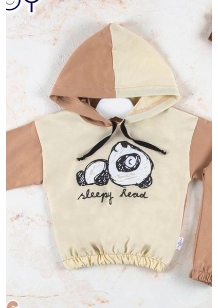 Panda Desenli Kapişonlu Erkek Bebek Takımı fiyatları