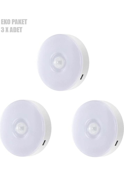 3'lü Eko Paket Şarjlı Kabinet Sensörlü Mıknatıslı CT-5180 modelleri