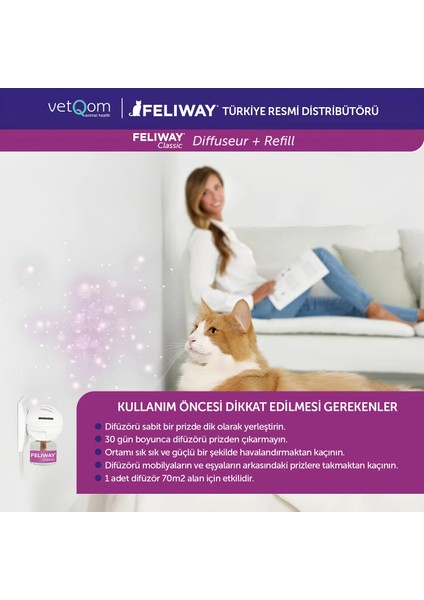 Classic Kedi Difüzör + Refill (Kartuş) – 48 Ml. fiyatları