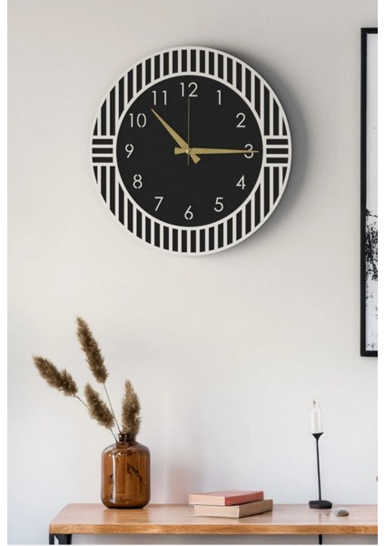 Modern Ahşap Duvar Saati Sağlam **çok Şık** ve Birarada..no:59 fiyatları