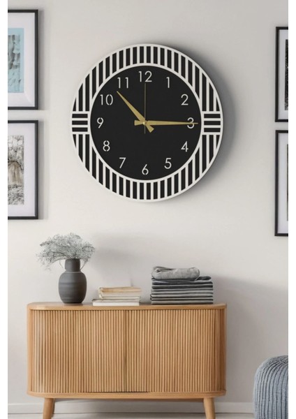 Modern Ahşap Duvar Saati Sağlam **çok Şık** ve Birarada..no:59 indirimleri