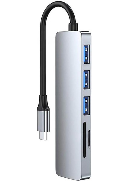USB Type-C To 4K@30Hz HDMI Kablosu + Kart Okuyucu + Usb3.0 Çoklayıcı Hub Çevirici Dönüştürücü Kablo modelleri
