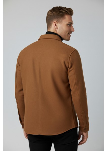 Dar Kesim Cepleri Kapaklı Çıtçıtlı Ince Kaşe Ceket Mont 2500559 fiyatları