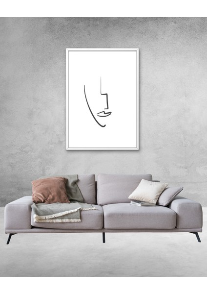 Kadın Yüz Dijital Baskı Poster (Çerçevesiz) fiyatları