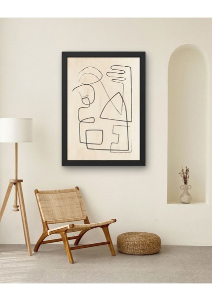 Kadın Yüzü Dijital Baskı Poster (Çerçevesiz)