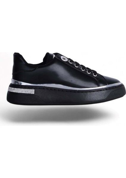 Moda Ayakkabı 1257 Siyah Kadın Spor Ayakkabı