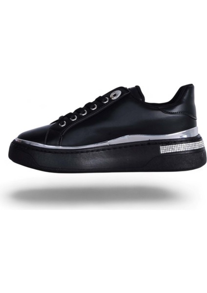 Moda Ayakkabı 1257 Siyah Kadın Spor Ayakkabı modelleri