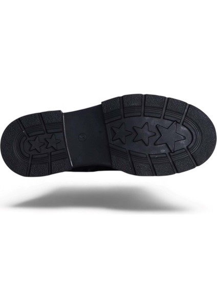 M-457 Siyah Cilt Kışlık Kadın Bot Ayakkabı fırsatları