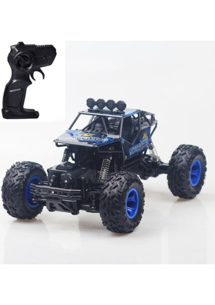1:16 Ölçek Oyuncak 4x4 Uzaktan Kumandalı Rock Crawler Off Road Aracı 4 Çeker Şarjlı 20 Dk Kullanım Kırmızı ve Mavi Oyuncak Off Road fırsatları