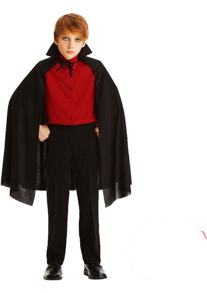 Techmrt Siyah Renk Kapşonlu Pelerin 120 cm