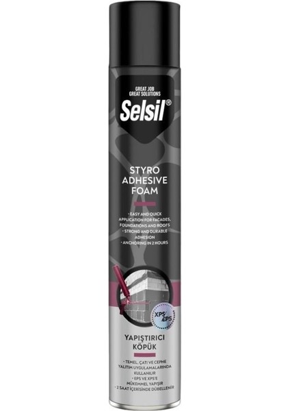 Selsil Mantolama Yapıştırıcı Köpük 850 gr