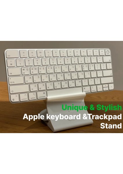 Masaüstü Apple Klavye Standı / Tutucusu - Setup Görünümünü Zenginleştiren Dikey Dekorasyon - Istediğiniz Renkte