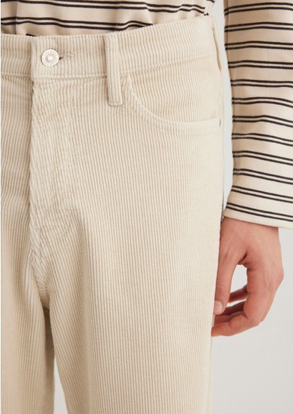 Atlanta Street Ekru Kadife Jean Pantolon 0010305-89111