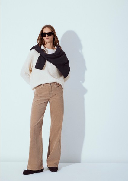 Malibu Kahverengi Kadife Pantolon 1010152-88345