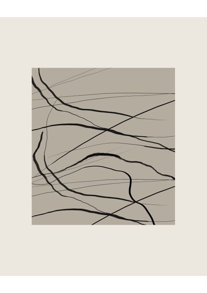 Çizginin Ötesi Dijital Baskı Poster (Çerçevesiz)