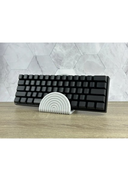 Masaüstü Klavye Standı / Tutucusu - Setup Görünümünü Zenginleştiren Dikey Dekorasyon - Istediğiniz Renkte