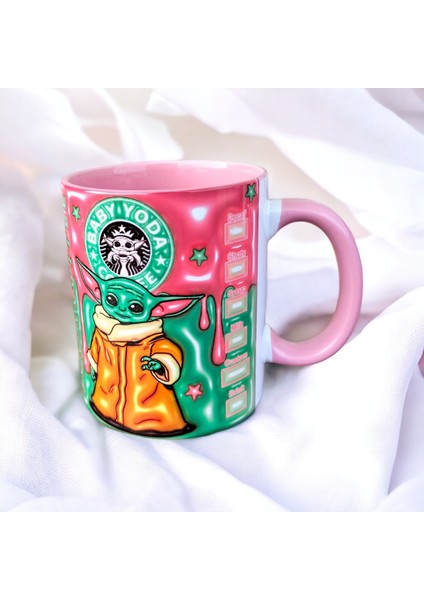 Baby Yoda Kaliteli Porsen Tasarım Hediyelik Kupa Bardak fiyatları
