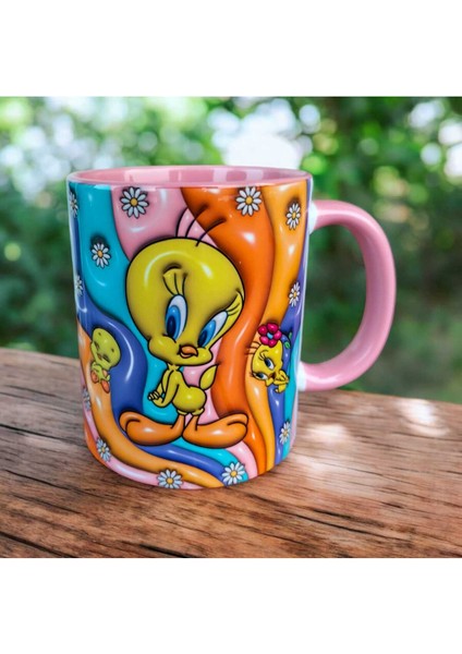 Tweety Tasarım Hediyelik Çay Kahve Kupası-Doğum Günü Hediyesi Kupa Bardak fiyatları