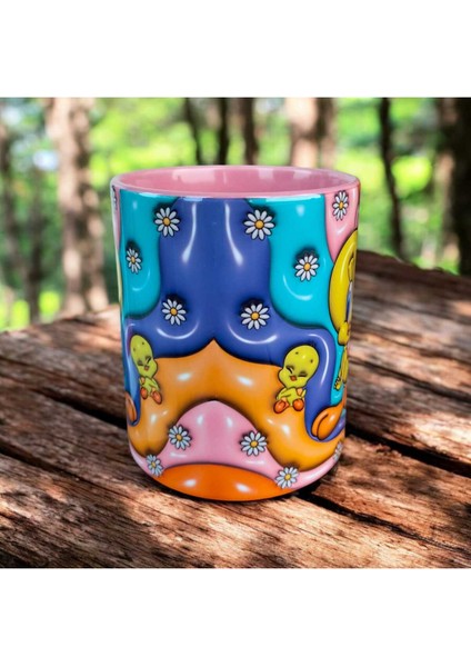 Tweety Tasarım Hediyelik Çay Kahve Kupası-Doğum Günü Hediyesi Kupa Bardak fırsatları