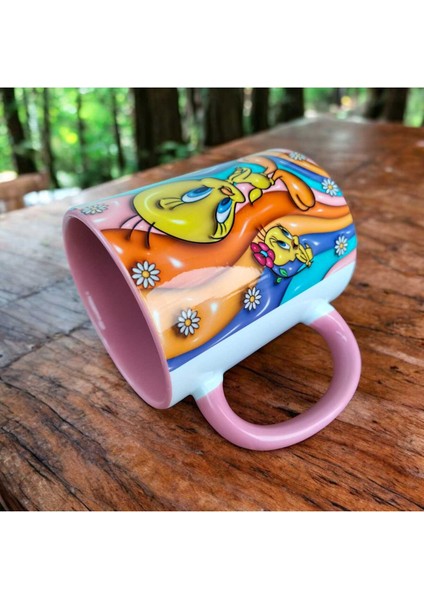 Tweety Tasarım Hediyelik Çay Kahve Kupası-Doğum Günü Hediyesi Kupa Bardak indirimleri