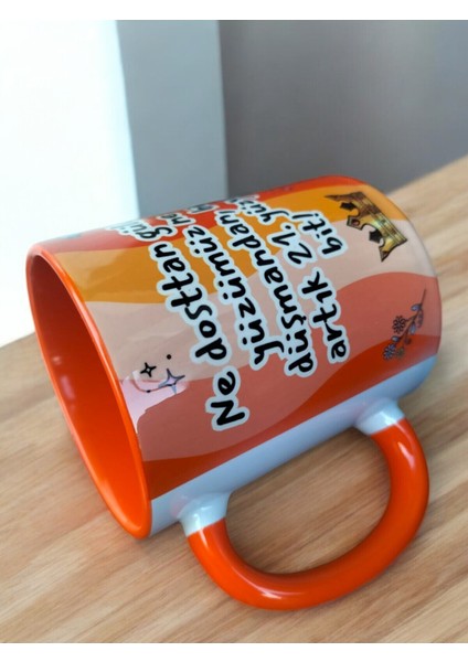 Prens Ne Dosttan Güldü Yüzümüz Ne Düşmandan Yazılı Prens Hediyelik Ev Ofis Kupası, Doğum Günü Hediye fırsatları