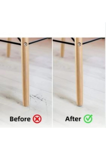 Zemin Koruyucu 50 mm Kahve Keçe, Ses ve Çizik Önleyici Kahve Mobilya Keçesi (2 Adet) indirimleri