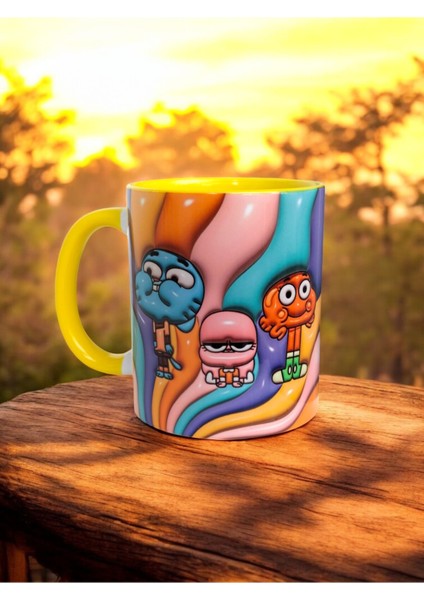 Gumball Kaliteli Premium Kupa, Hediyelik Ev Ofis Kupası Mega Kupa Bardak fiyatları