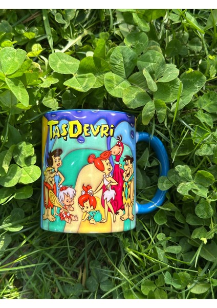Taş Devri Çakmaktaş Yabba Dabba Doo! Kaliteli Porselen Mega Kupa Bardaj-Hediyelik Çay Kahve Kupası fiyatları